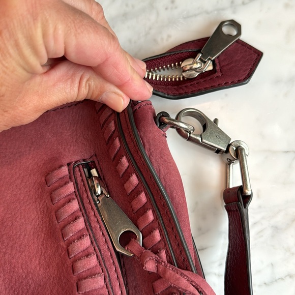 Rebecca Minkoff Crossbody Bag Burgundy - Picture 7 of 7
